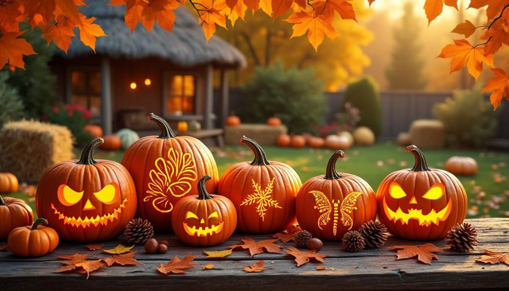 entdecken sie kreative kürbis schnitzen ideen für einzigartige herbstdekorationen, die ihr zuhause in eine herbstliche wohlfühloase verwandeln.