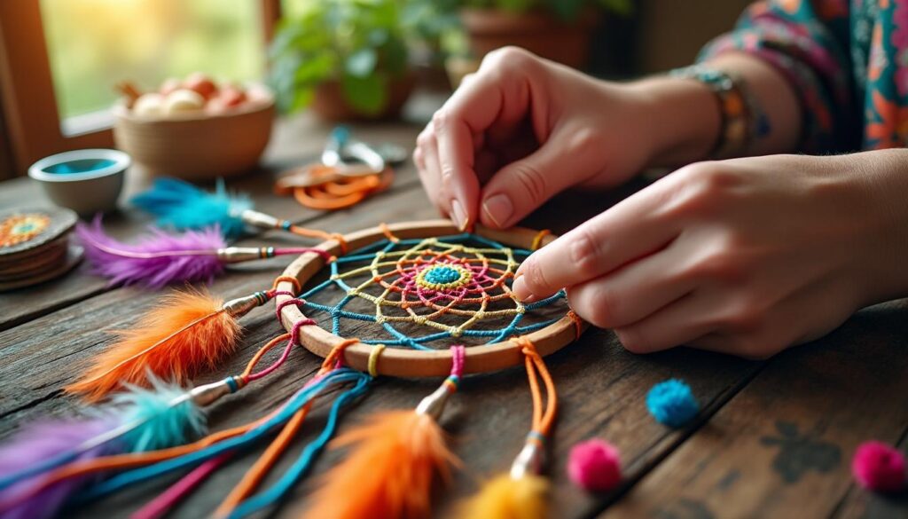 entdecken sie einfache anleitungen zum basteln von traumfängern und gestalten sie kreative deko für ihr zuhause.