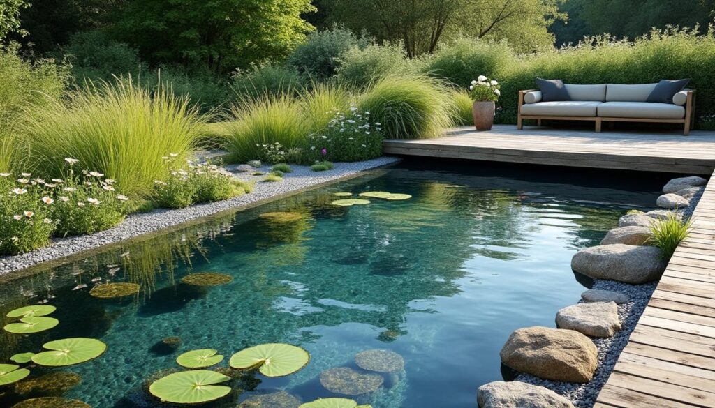 erfahren sie, wie sie einen natürlichen schwimmteich anlegen und pflegen können. tipps und tricks für einen nachhaltigen naturpool in ihrem garten.